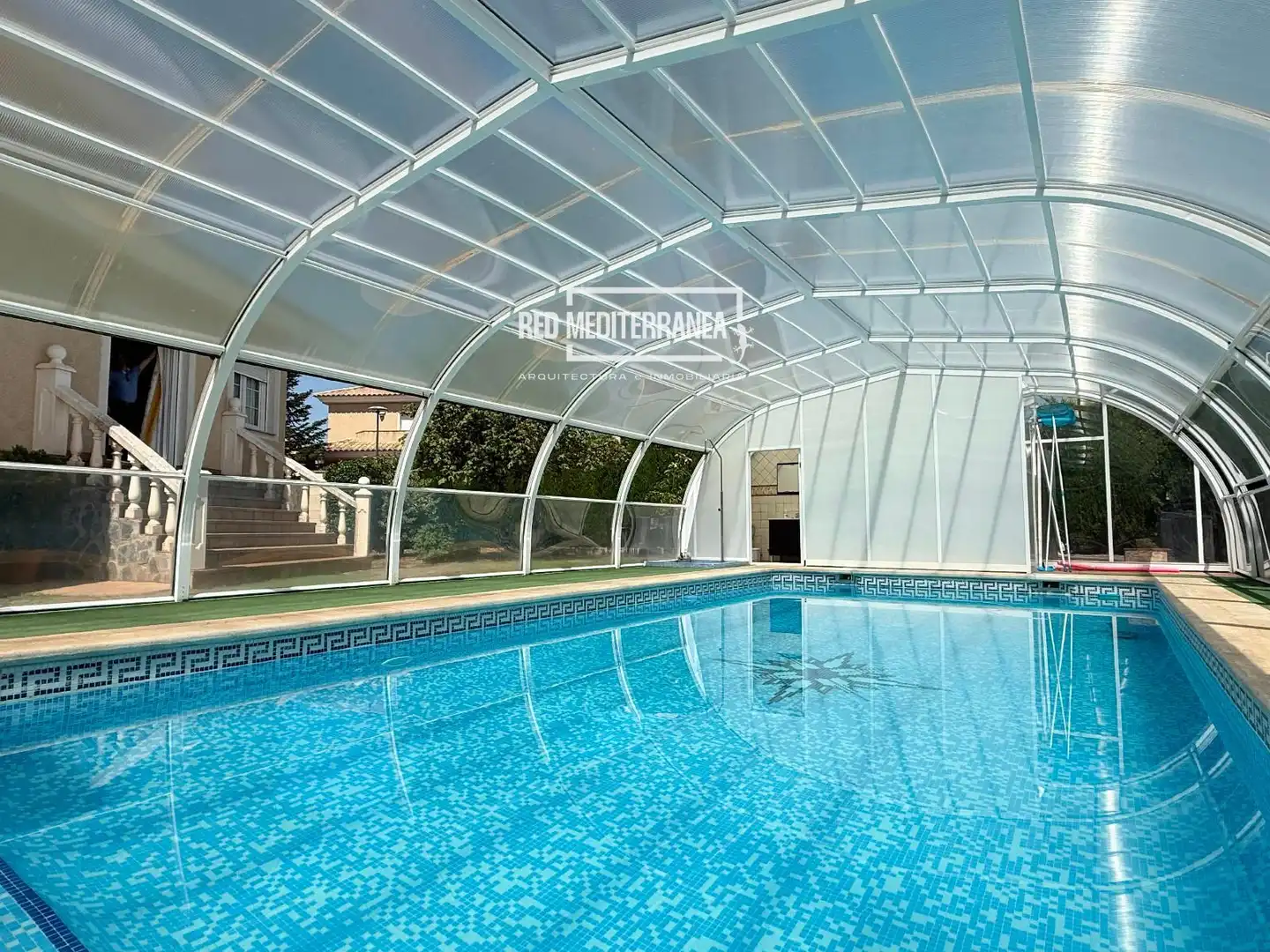 Piscina de Casa o xalet en venda en Banyeres de Mariola amb Calefacció, Jardí privat i Terrassa