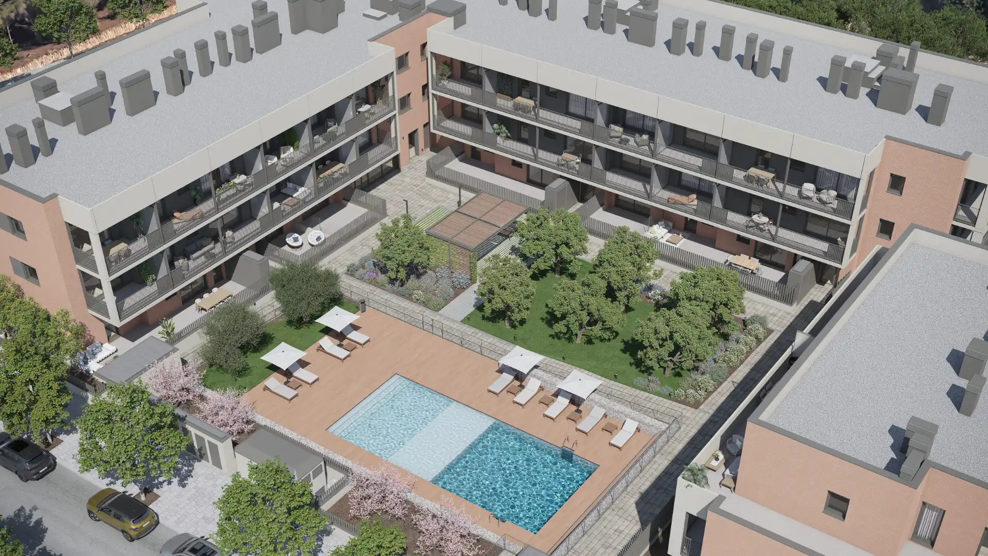 Neubau-Wohnung mit Pool zum Verkauf in Carrer del Mascarell 31, imagen 4