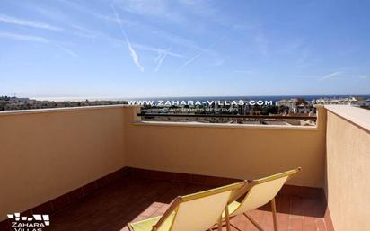 Terrace of Single-family semi-detached for sale in Zahara de los Atunes  with Air Conditioner and Swimming Pool