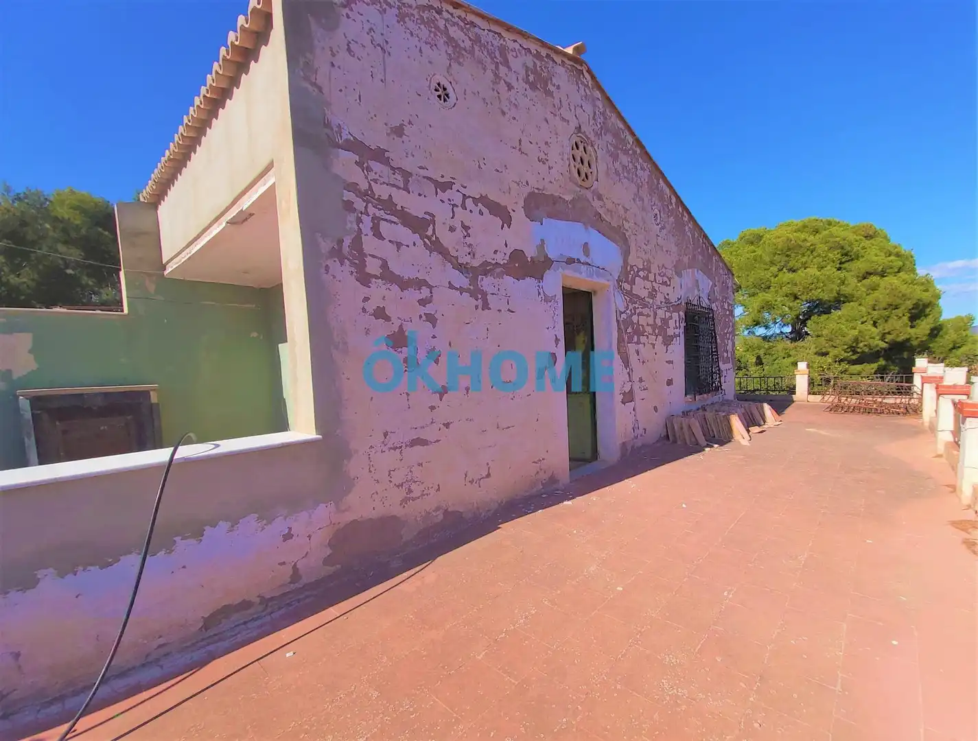 Vista exterior de Finca rústica en venta en Náquera con Jardín privado, Terraza y Piscina