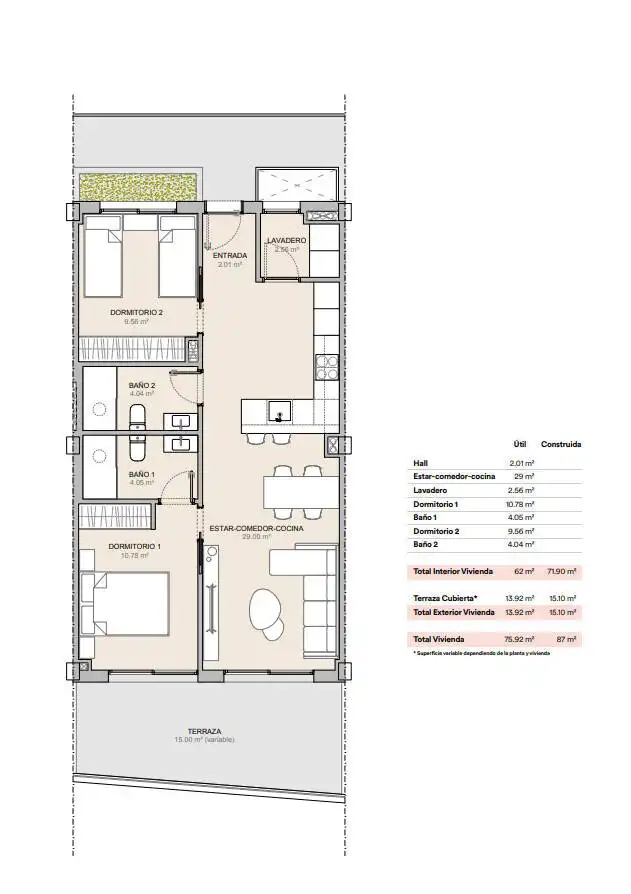 Appartement compact avec terrasse à vendre à La Nucia Pueblo, imagen 23