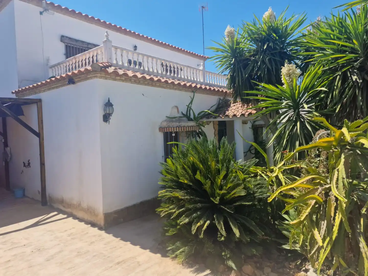 Vista exterior de Casa o chalet en venta en Sevilla con Aire acondicionado, Jardín privado y Terraza