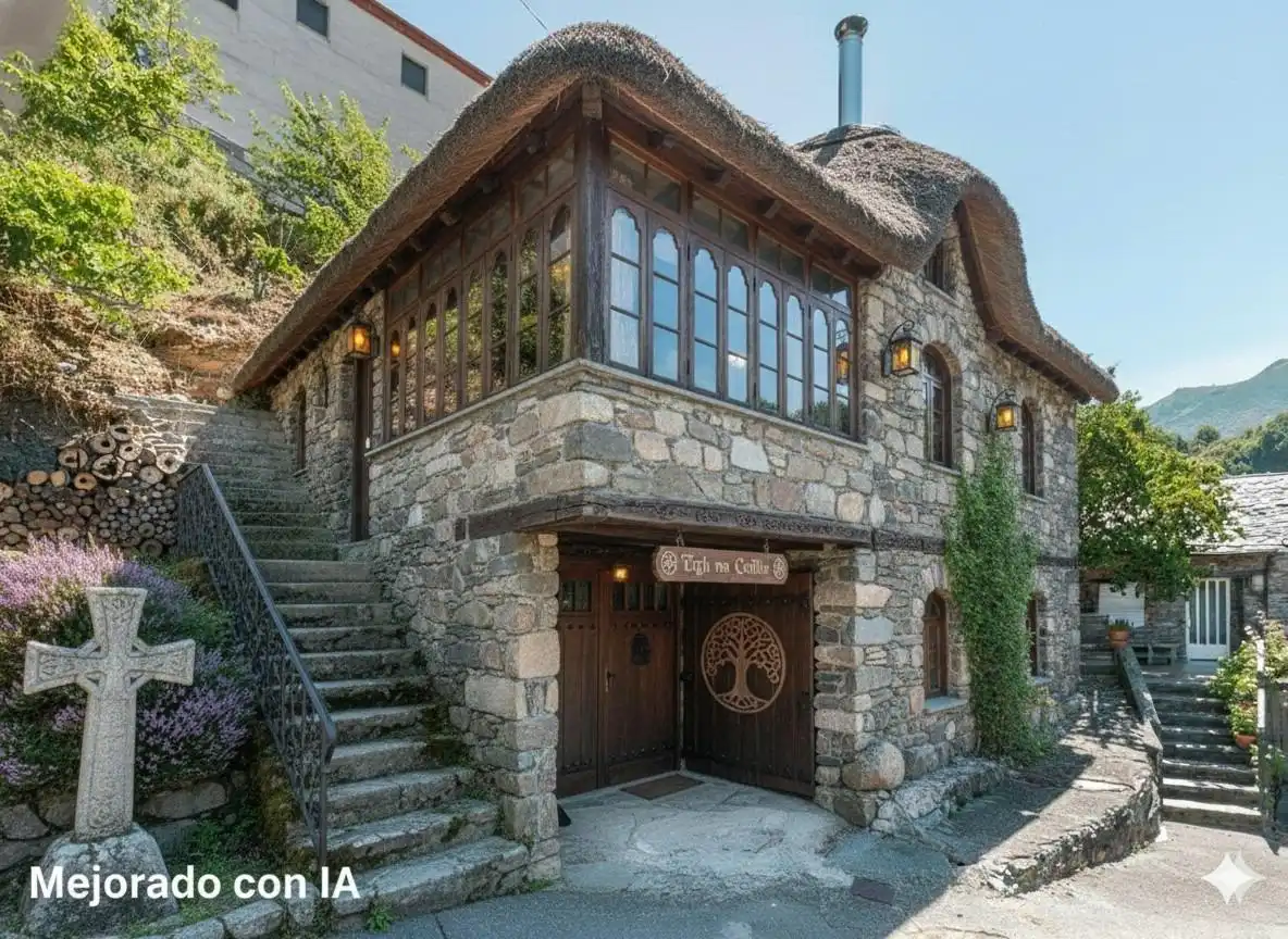 Vista exterior de Casa o xalet en venda en Ibias amb Calefacció, Terrassa i Moblat