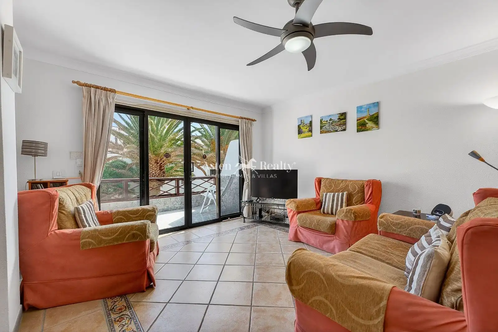 Living room of Apartments for sale in Arona  with Terrace, Swimming Pool and Furnished