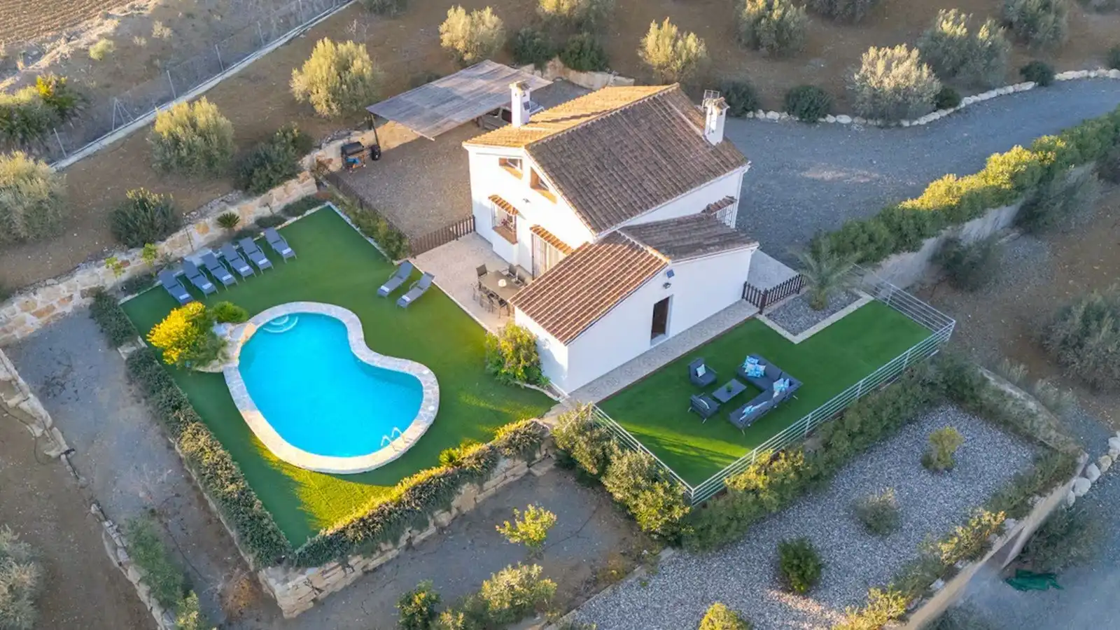 Exterior view of Country homes for sale in Coín  with Air Conditioner, Terrace and Swimming Pool