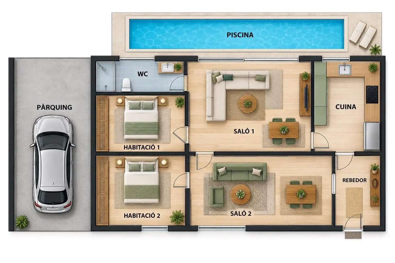 Casa con terrazza in vendita a Carrer ROGER, imagen 26