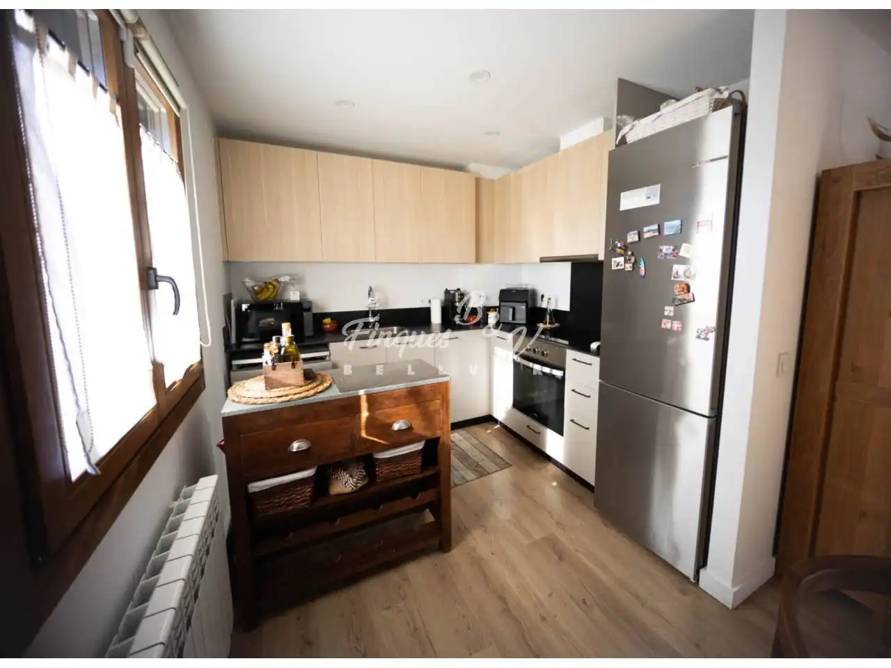 Cocina de Apartamento en venta en Bellver de Cerdanya con Aire acondicionado, Calefacción y Parquet