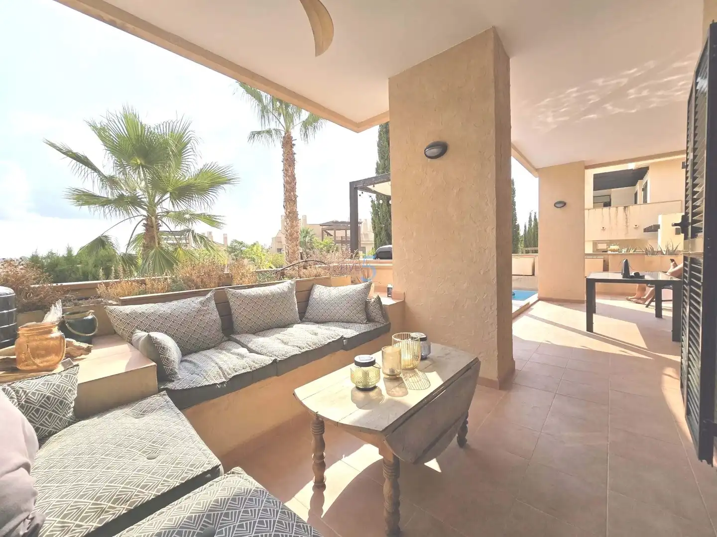 Terrace of Flat for sale in Fuente Álamo de Murcia  with Air Conditioner, Heating and Terrace