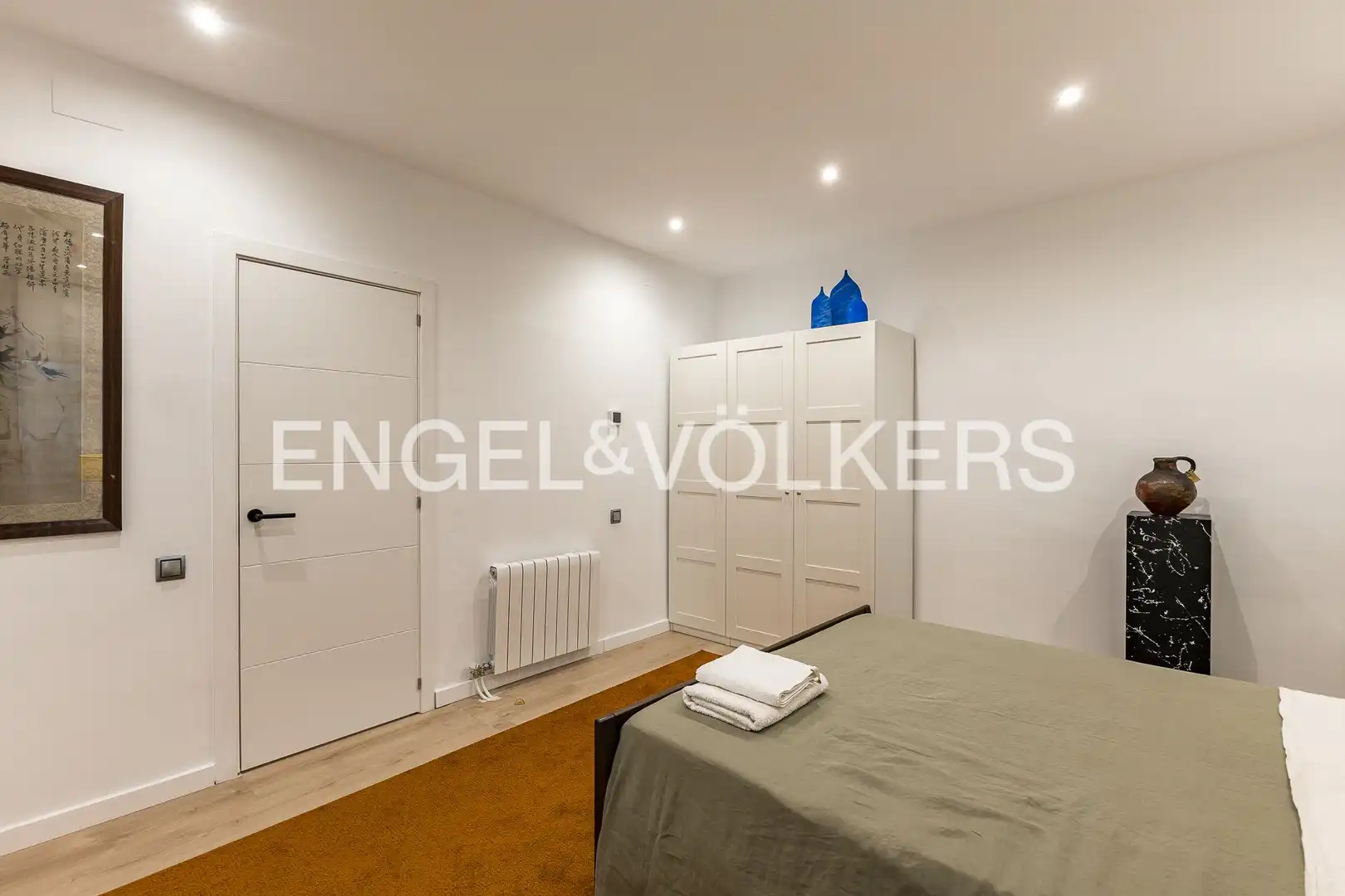 Bedroom of Flat for rent in Barcelona  with Air Conditioner, Heating and Private garden