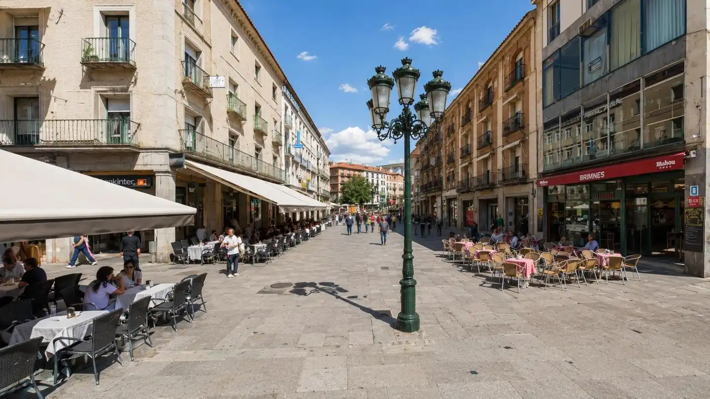 Außenansicht von Wohnung zur Miete in Segovia mit Heizung, Terrasse und Möbliert