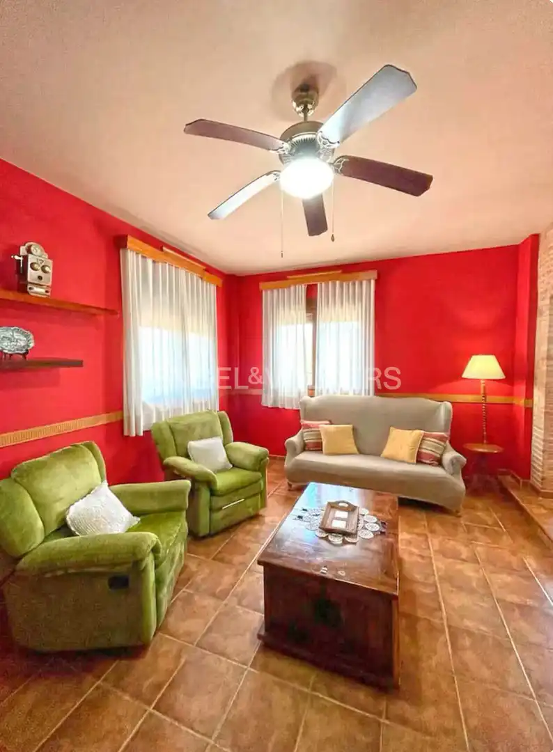 Sala de estar de Casa o chalet en venta en Daimiel con Aire acondicionado, Calefacción y Jardín privado