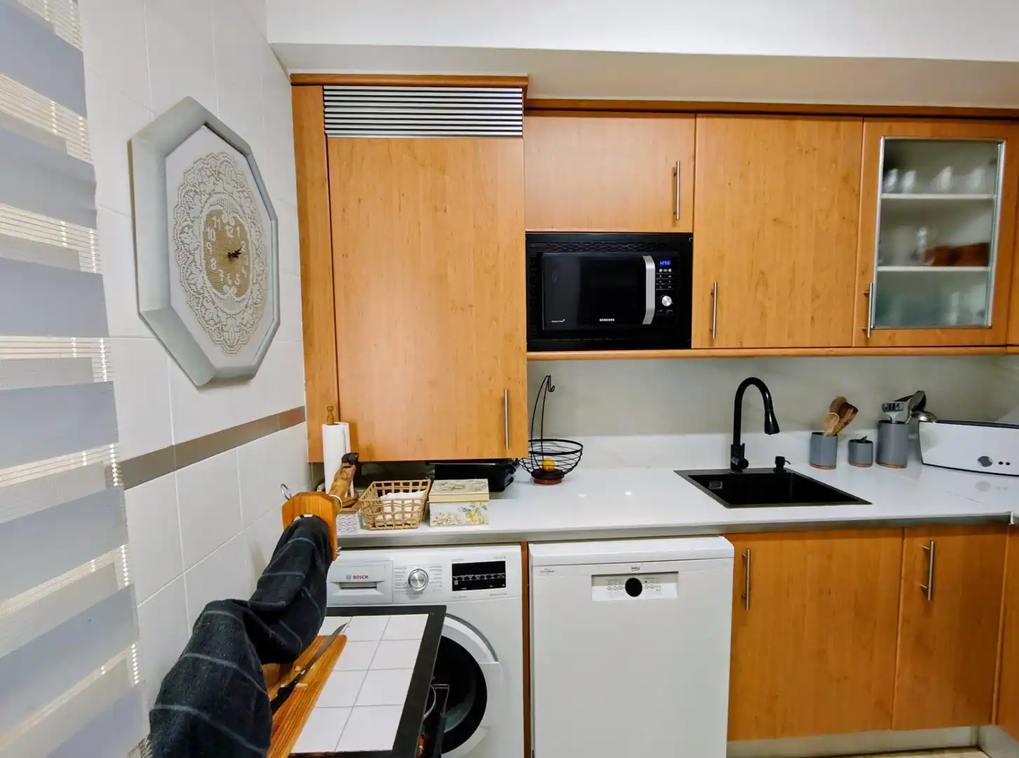 Cocina de Casa adosada en venta en Tarragona con Aire acondicionado, Calefacción y Jardín privado