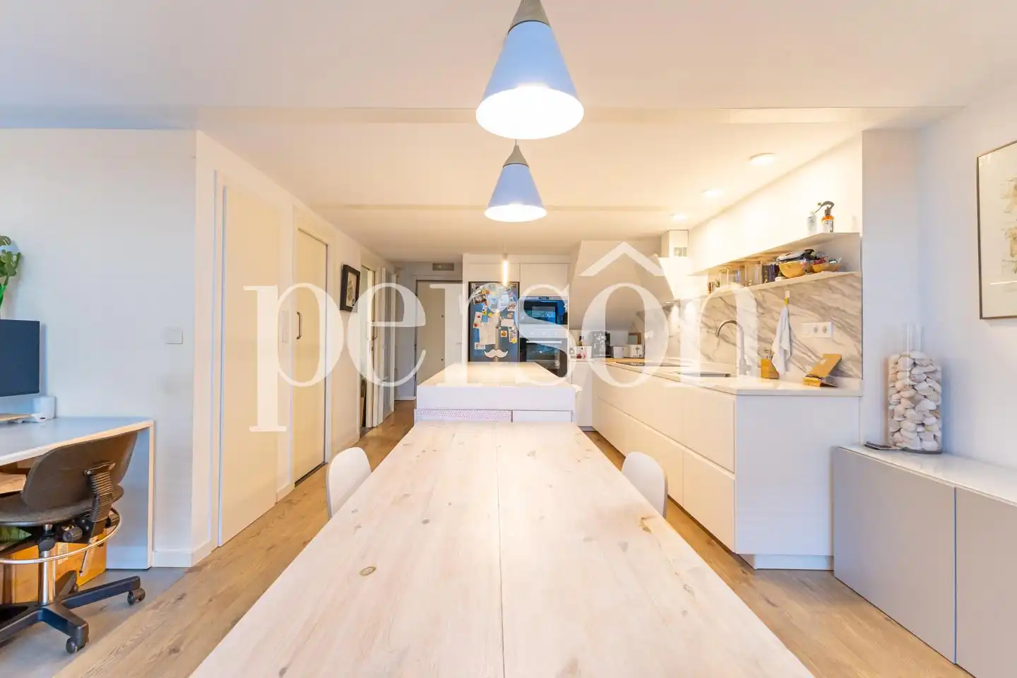 Küche von Maisonette zum Verkauf in Valencia mit Klimaanlage, Terrasse und Gemeinschaftspool