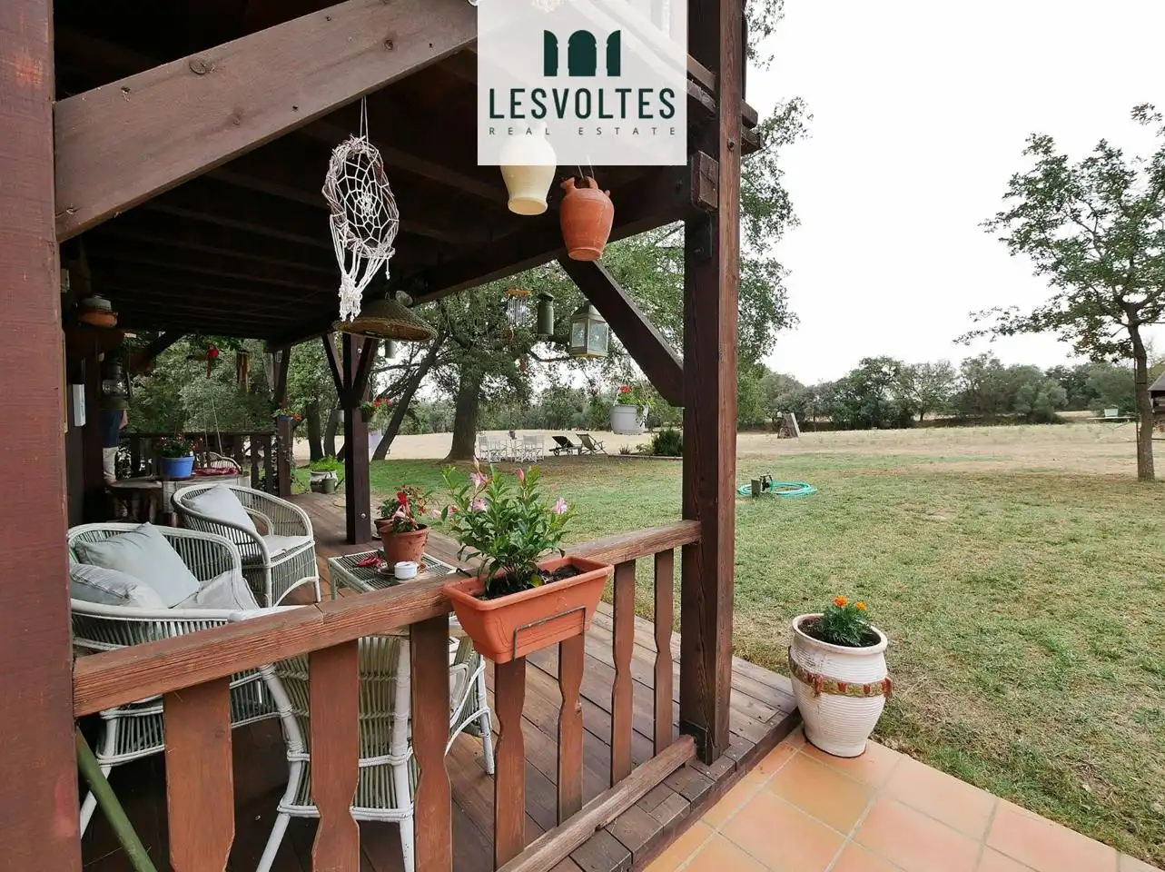 Terrace of Houses for sale in Rupià  with Parquet flooring, Terrace and Swimming Pool