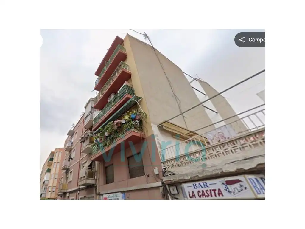 Vista exterior de Piso en venta en Elda con Terraza