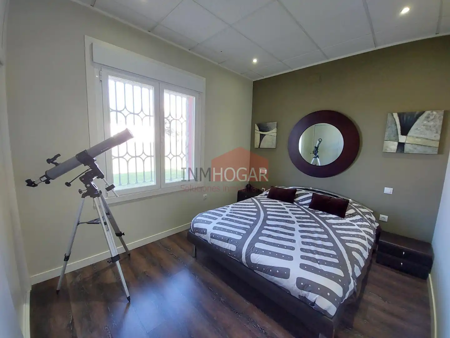 Bedroom of Houses for sale in Sanchidrián  with Private garden, Parquet flooring and Terrace