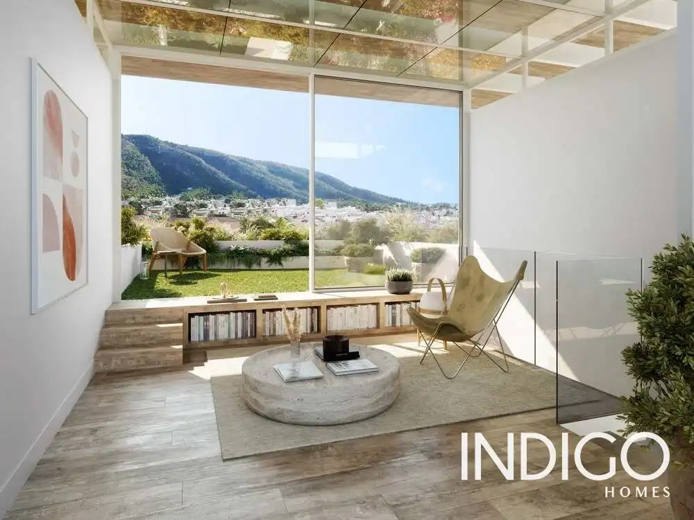 Sala de estar de Ático en venta en L'Alfàs del Pi con Aire acondicionado, Calefacción y Terraza