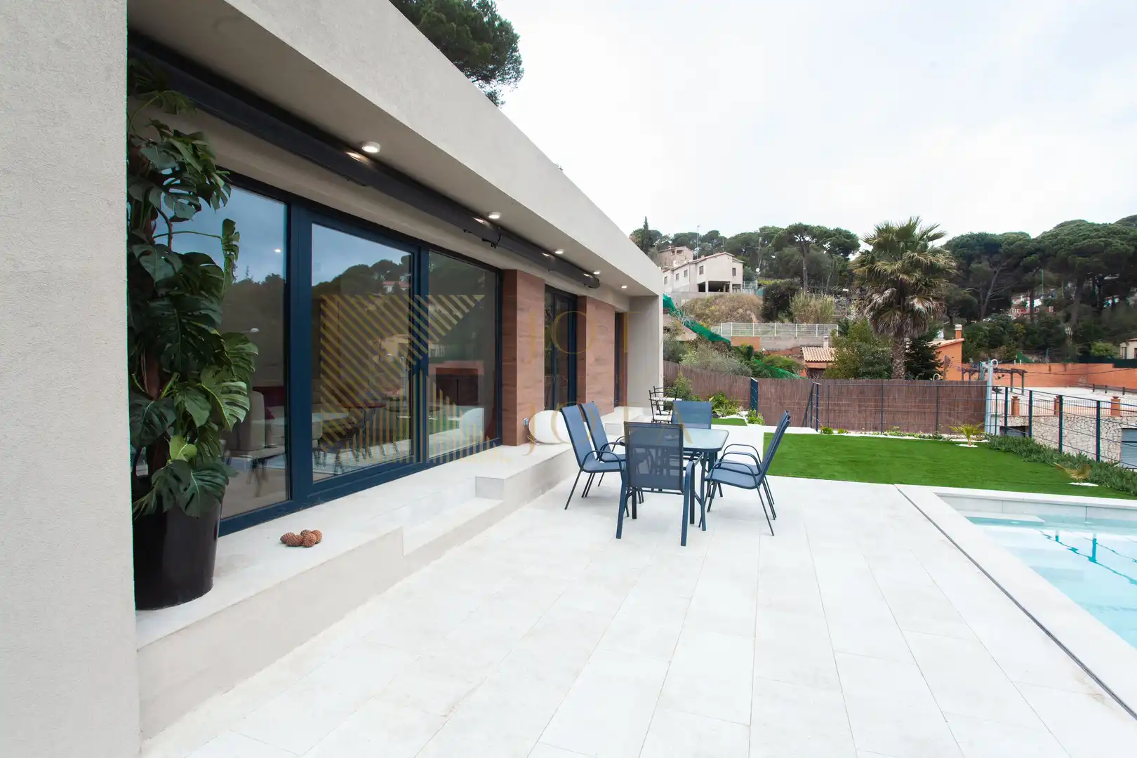 Terraza de Casa o chalet en venta en Vidreres con Aire acondicionado, Jardín privado y Parquet