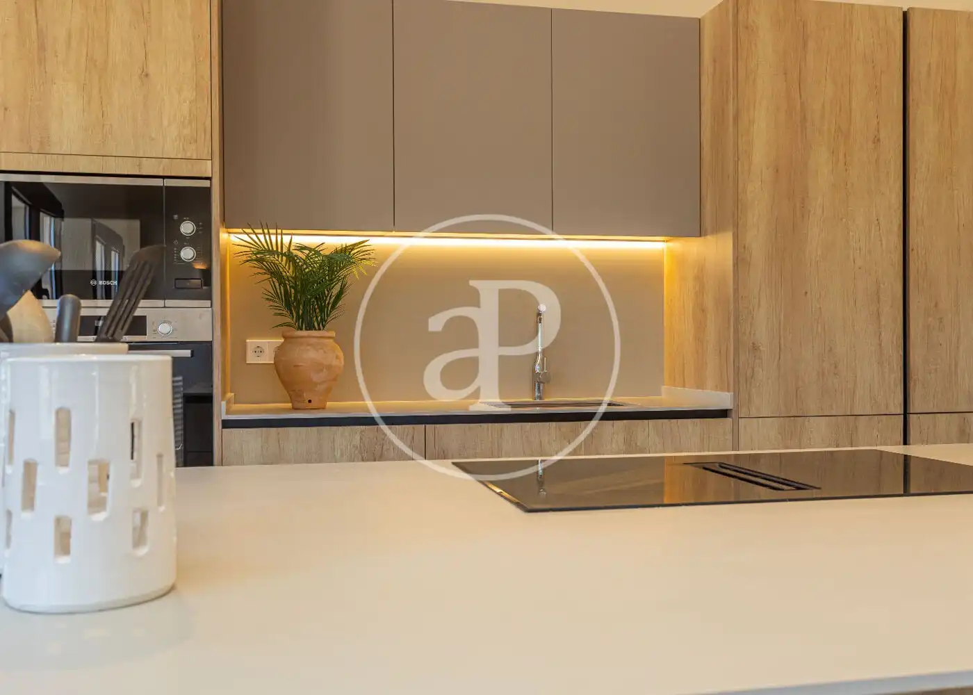 Kitchen of Houses for rent in Campos  with Air Conditioner, Heating and Private garden
