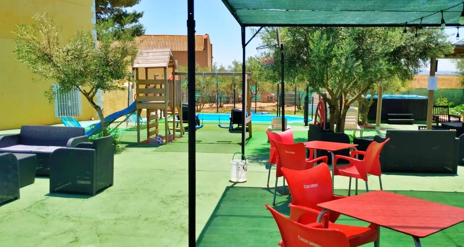 Terraza de Casa o chalet en venta en Alcalá del Júcar con Aire acondicionado, Jardín privado y Terraza