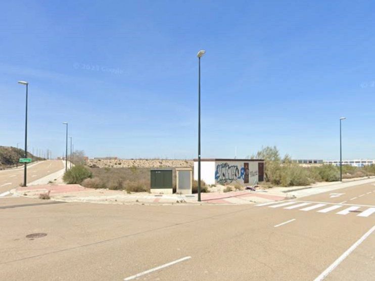 Exterior view of Industrial land for sale in  Zaragoza Capital