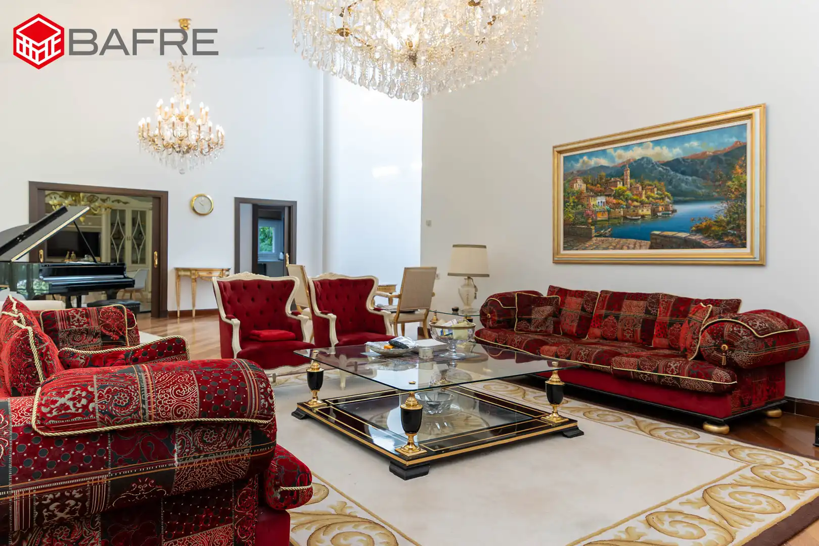Living room of Houses for sale in Pozuelo de Alarcón  with Air Conditioner, Private garden and Storage room