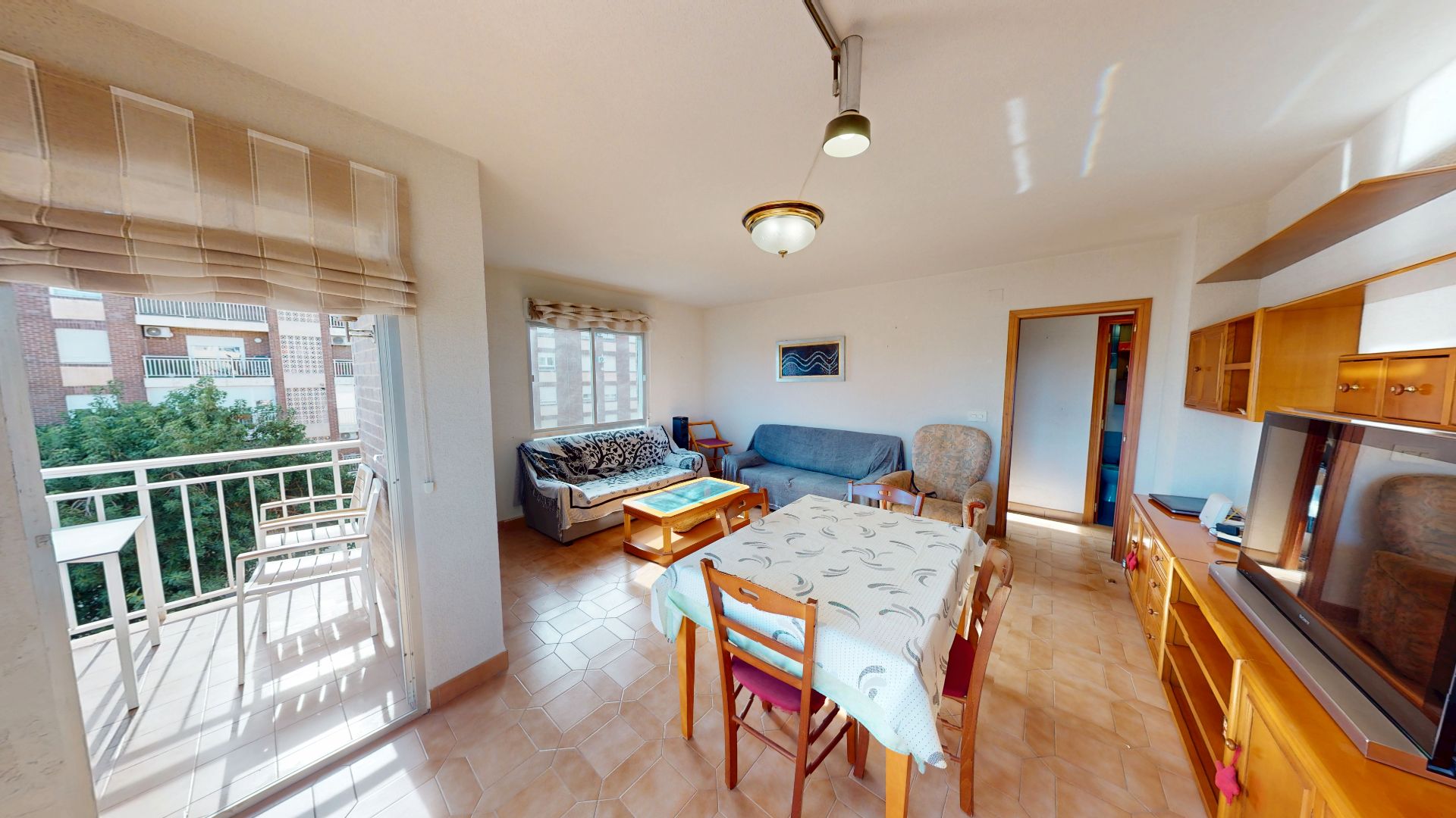 Sala d'estar de Pis en venda en El Campello amb Terrassa, Moblat i Forn