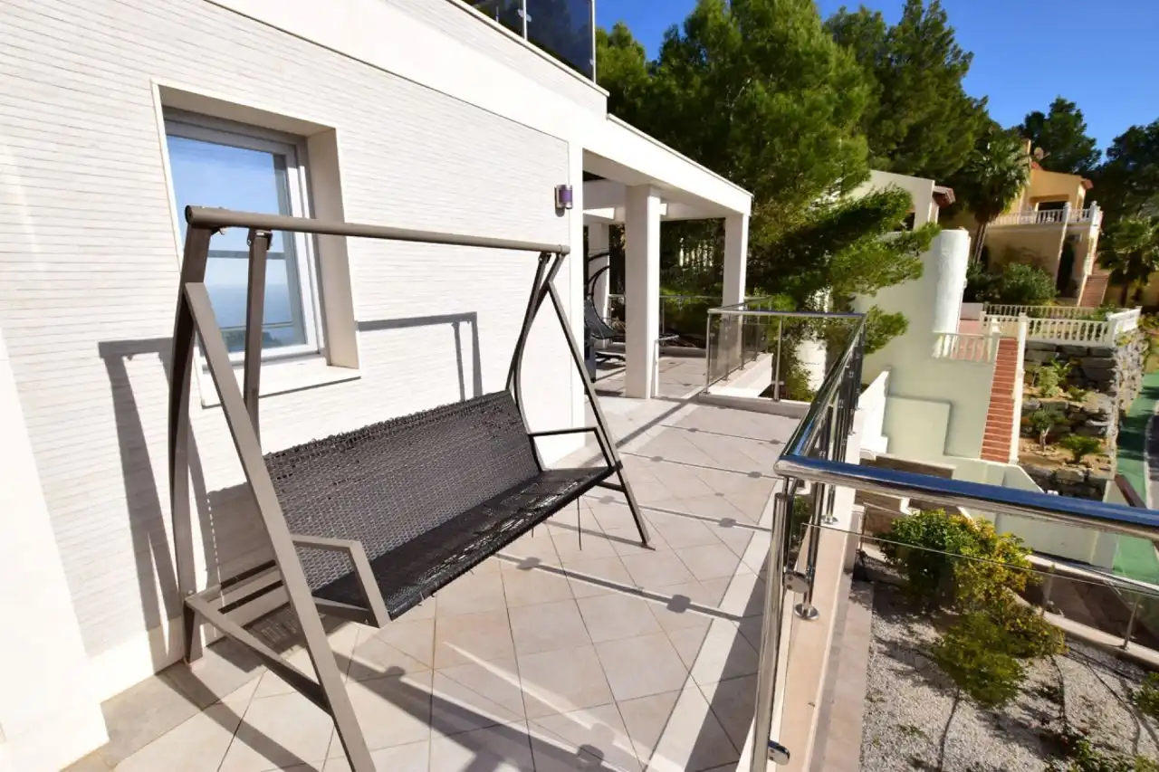 Terraza de Casa o chalet en venta en Altea con Aire acondicionado, Jardín privado y Trastero
