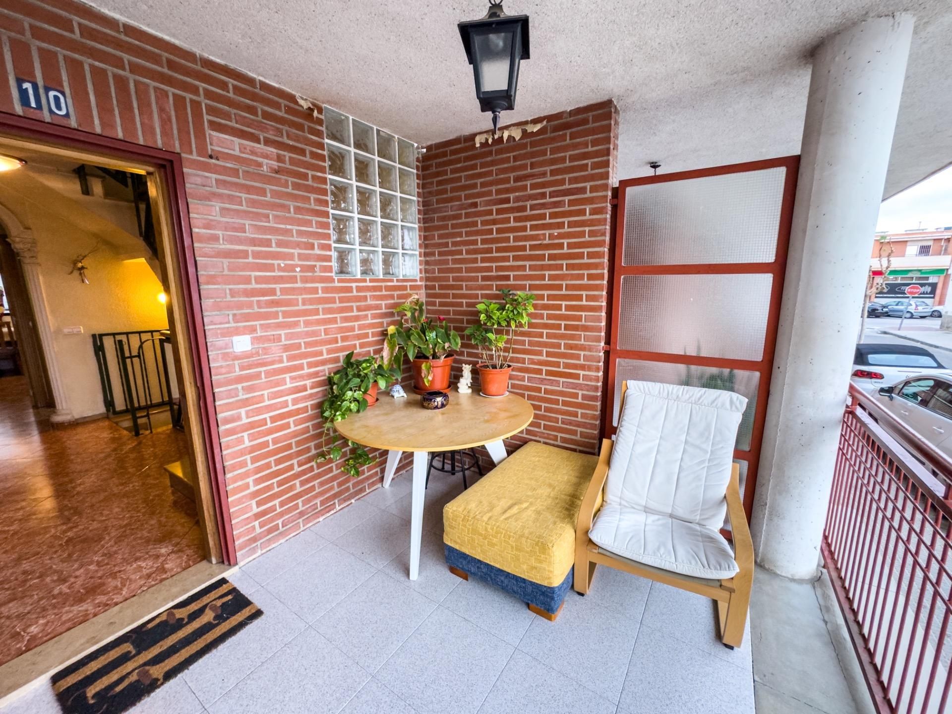Balcony of Single-family semi-detached for sale in  Murcia Capital  with Air Conditioner, Terrace and Storage room