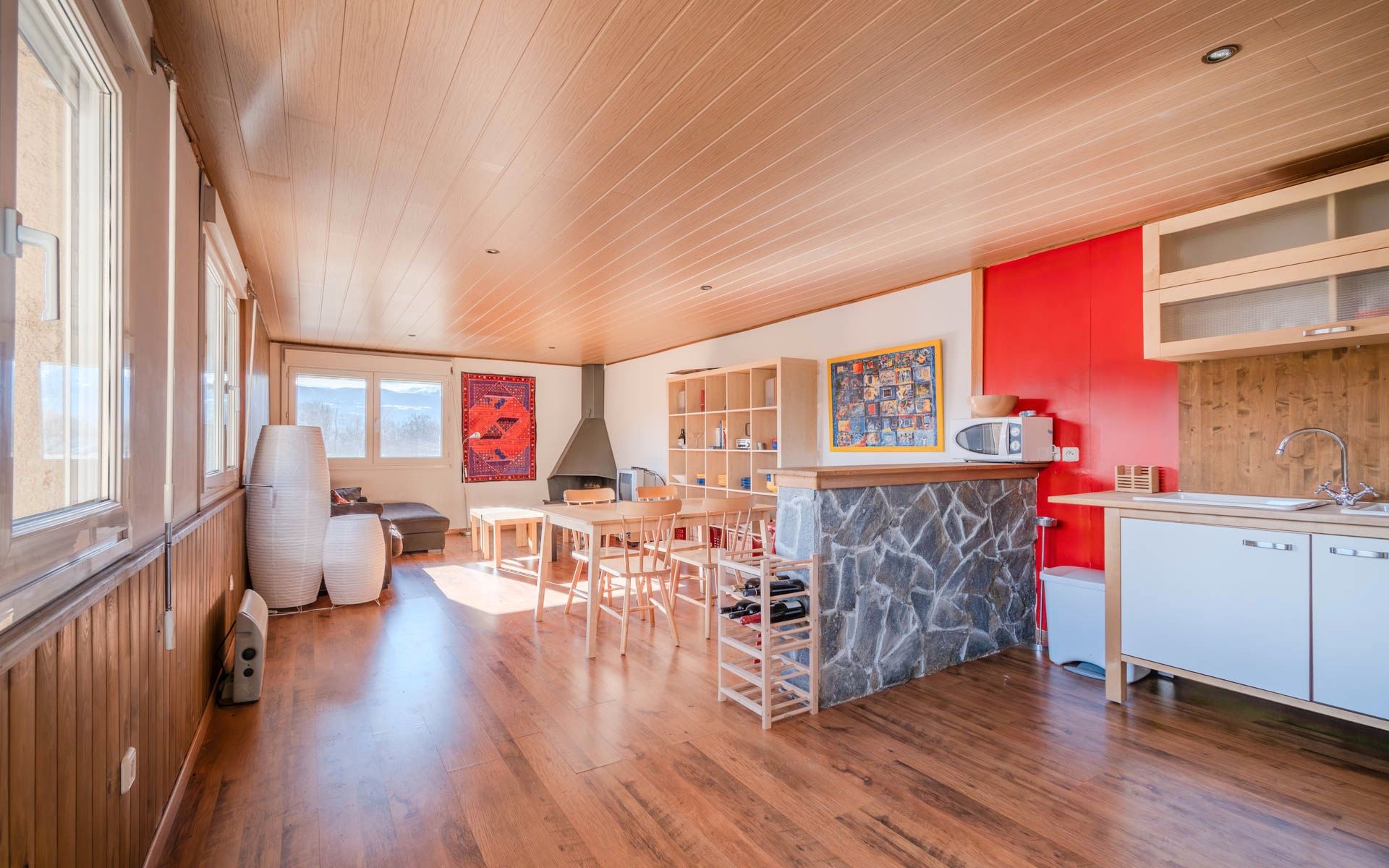 Sala de estar de Piso en venta en Bourg - Madame con Calefacción, Trastero y Amueblado