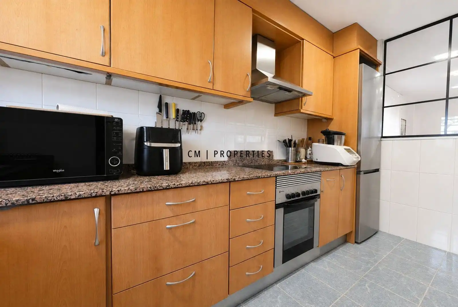 Kitchen of Houses for sale in Moncada  with Air Conditioner, Heating and Terrace