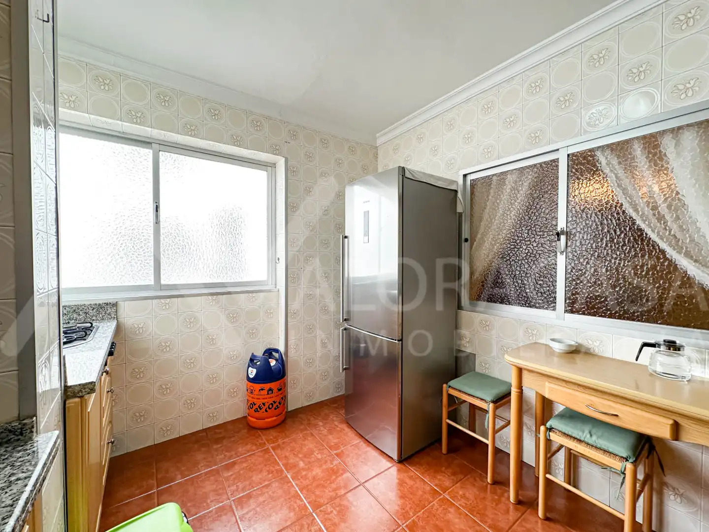 Kitchen of Flat for sale in Málaga  with Air Conditioner, Terrace and Furnished