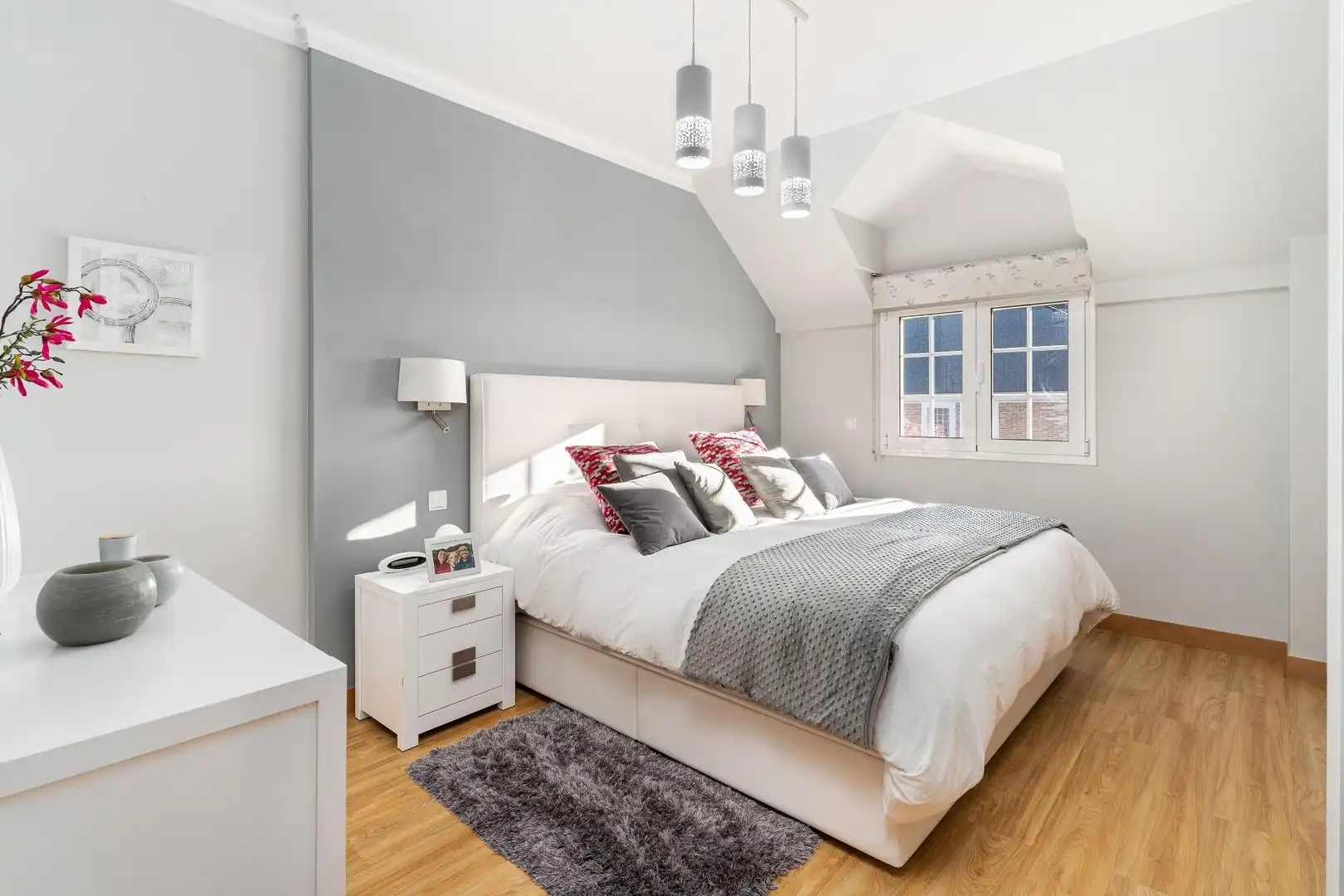 Bedroom of Detached homes for rent in Boadilla del Monte  with Air Conditioner, Heating and Private garden