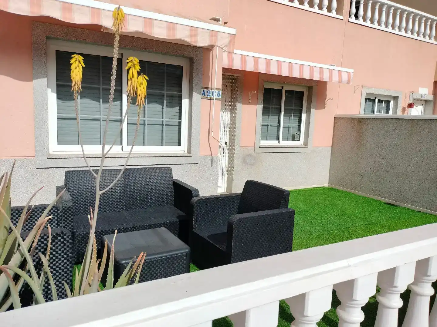 Terrasse von Wohnung zur Miete in Adeje mit Klimaanlage