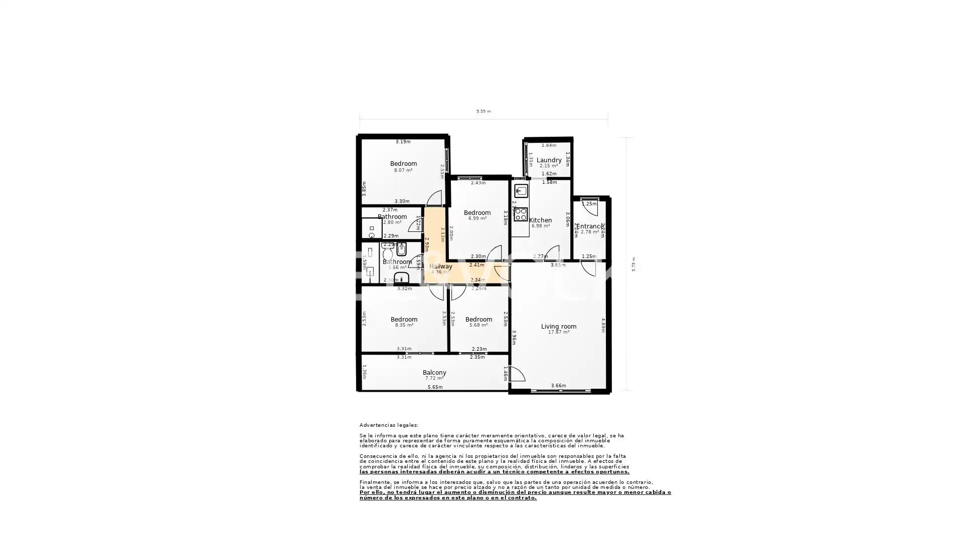 Piso en venta en Abrera con Aire acondicionado, Calefacción y Balcón
