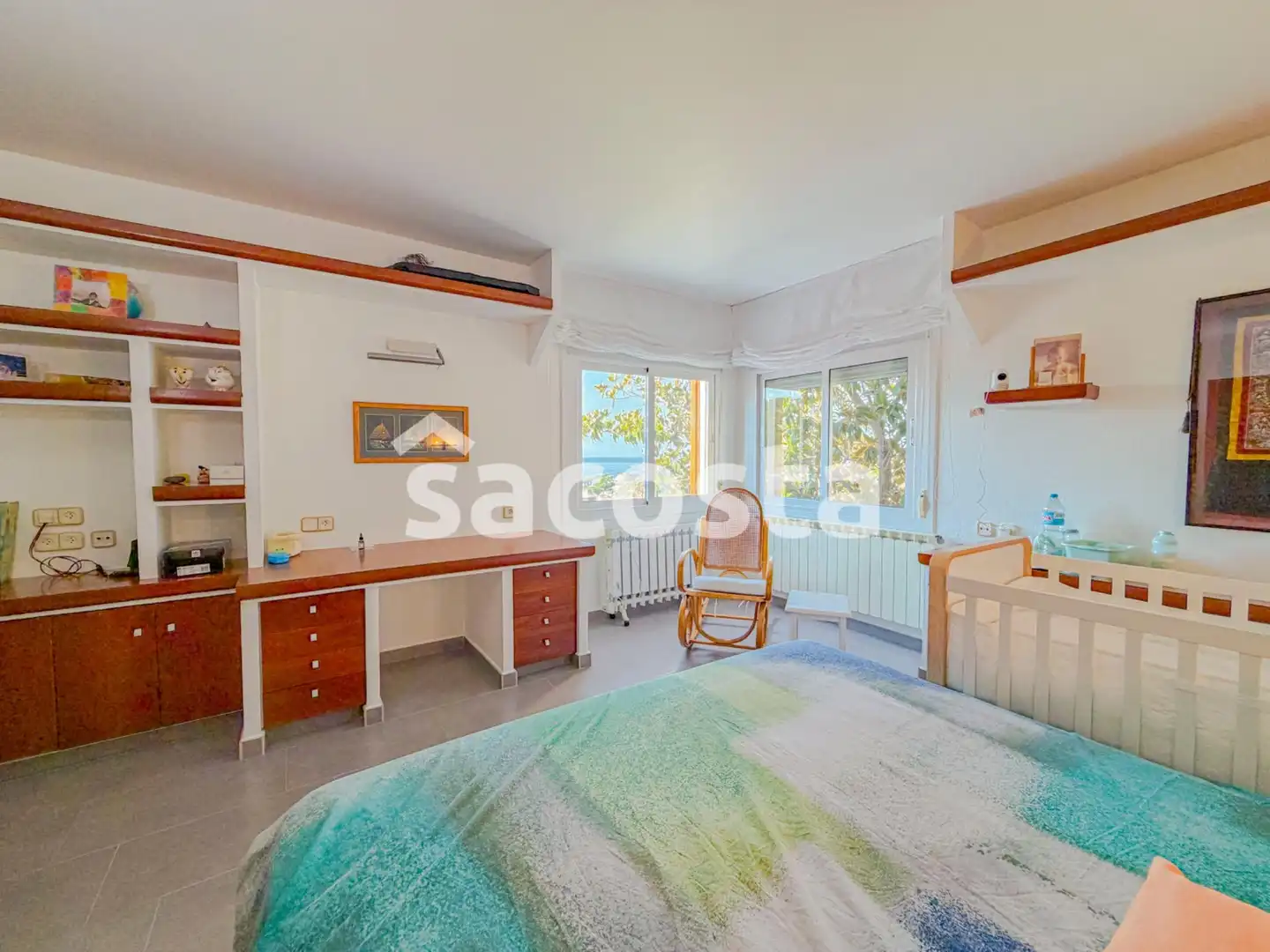 Schlafzimmer von Haus oder Chalet zum Verkauf in Lloret de Mar mit Klimaanlage, Heizung und Terrasse