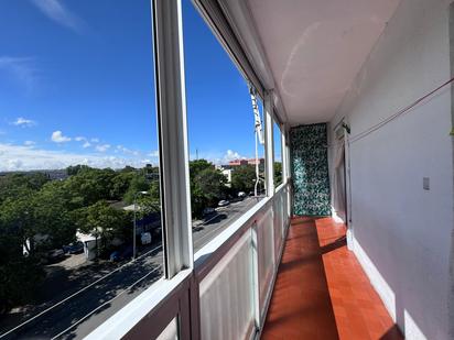 Balcony of Flat for sale in  Madrid Capital  with Air Conditioner and Terrace