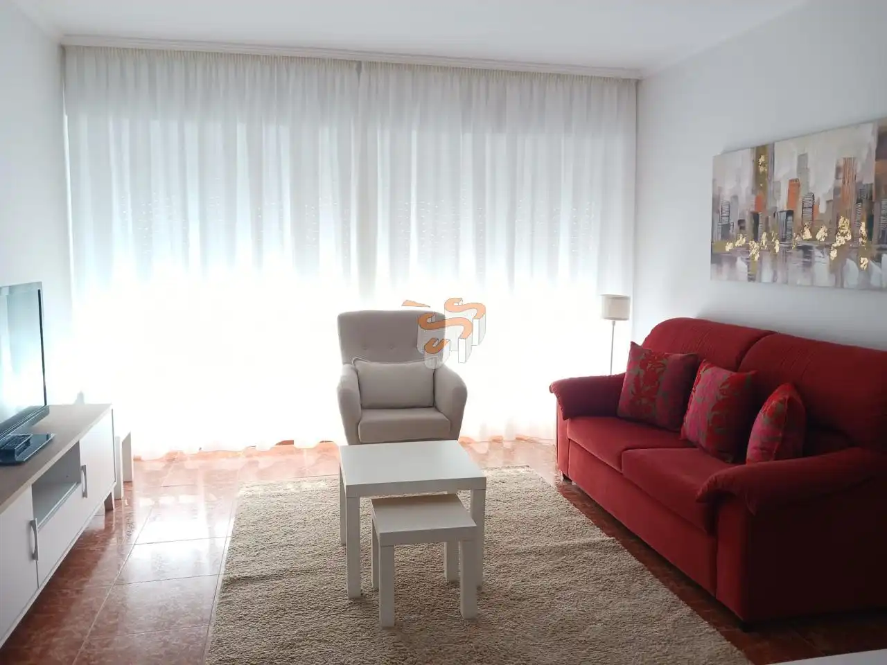Living room of Apartments for rent in Ferrol  with Heating and Furnished