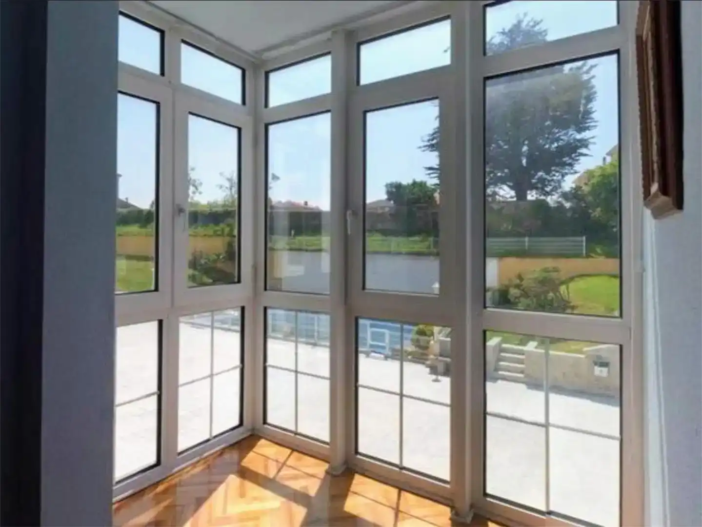 Terrasse von Wohnung zur Miete in Suances mit Privatgarten, Parkett und Abstellraum