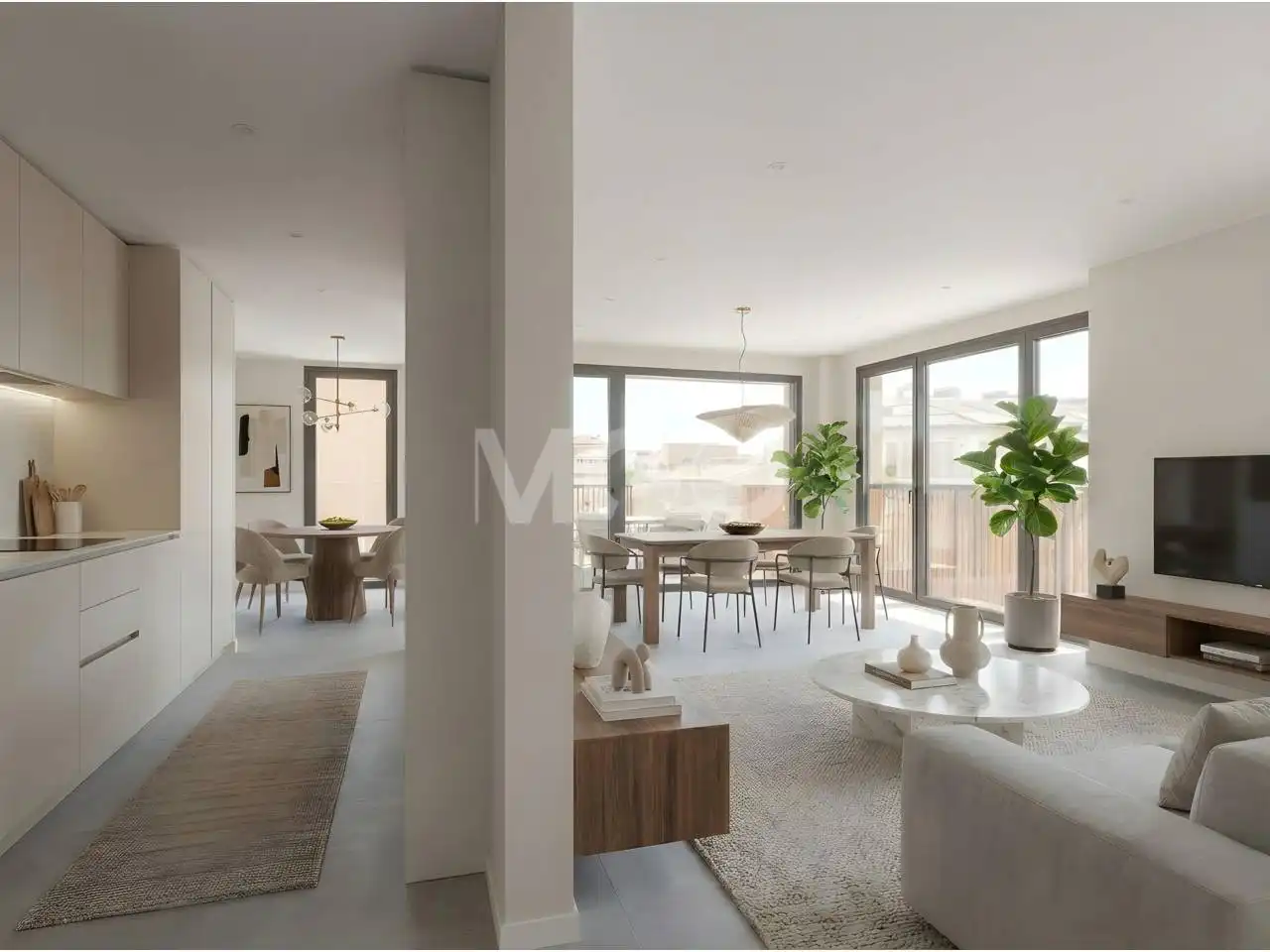 Wohnzimmer von Wohnung zum Verkauf in Vic mit Heizung und Terrasse
