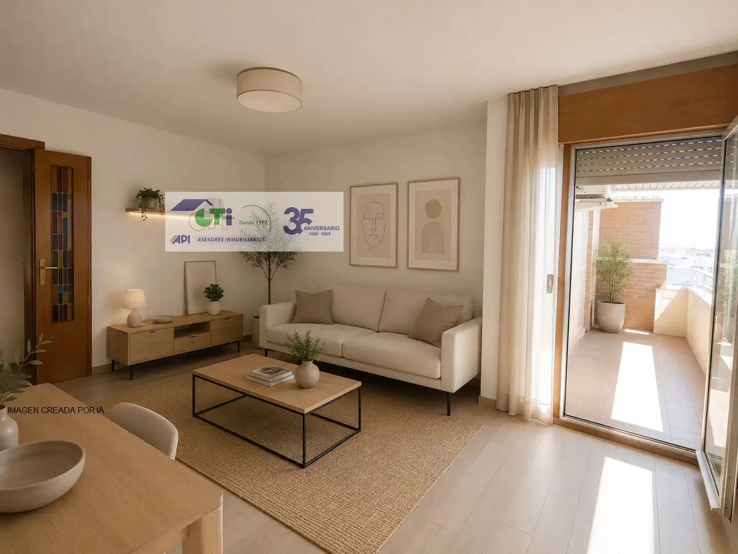 Sala de estar de Piso en venta en Zaragoza
