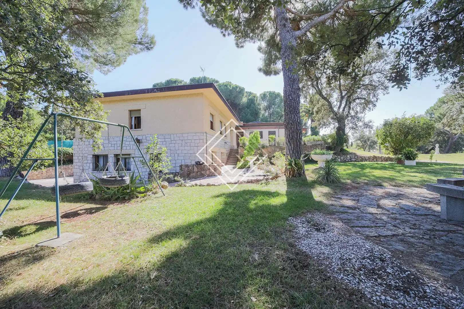 Jardí de Casa o xalet en venda en Pozuelo de Alarcón amb Jardí privat, Terrassa i Piscina