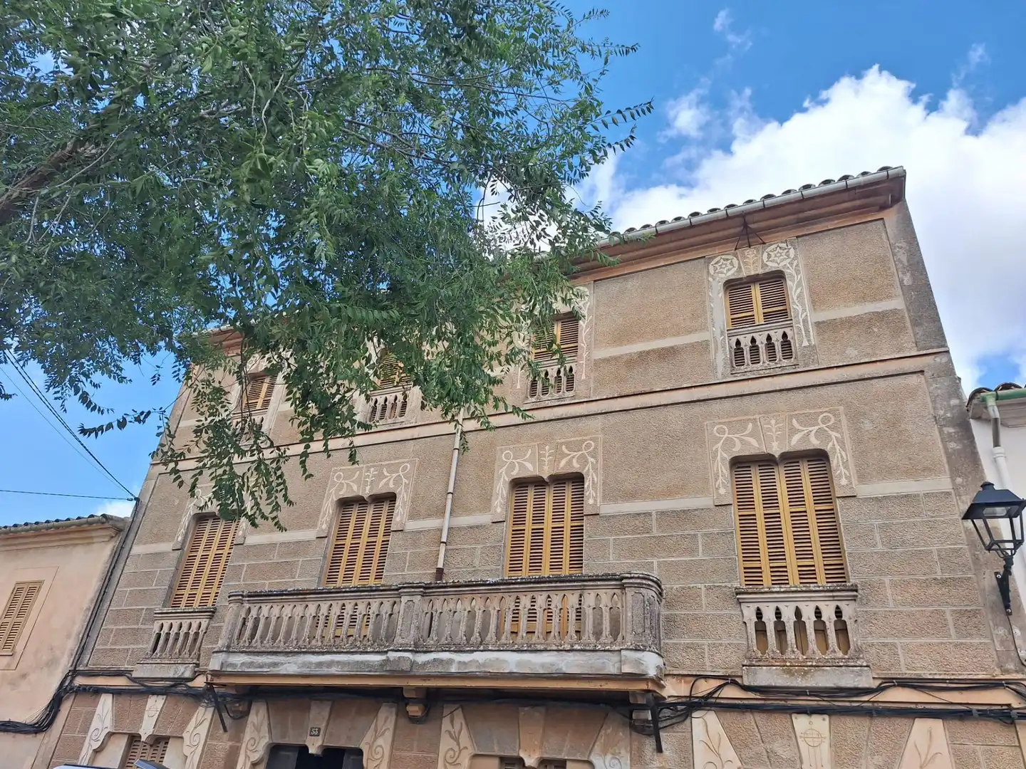 Vista exterior de Casa adosada en venda en Algaida amb Jardí privat i Traster