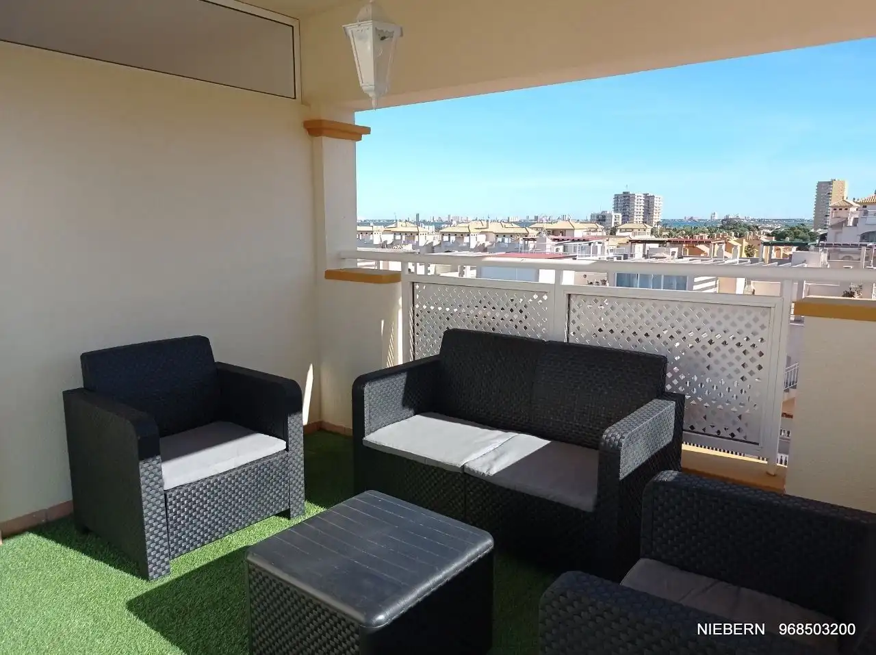 Terrasse von Wohnung zur Miete in Cartagena mit Terrasse, Möbliert und Waschmaschine