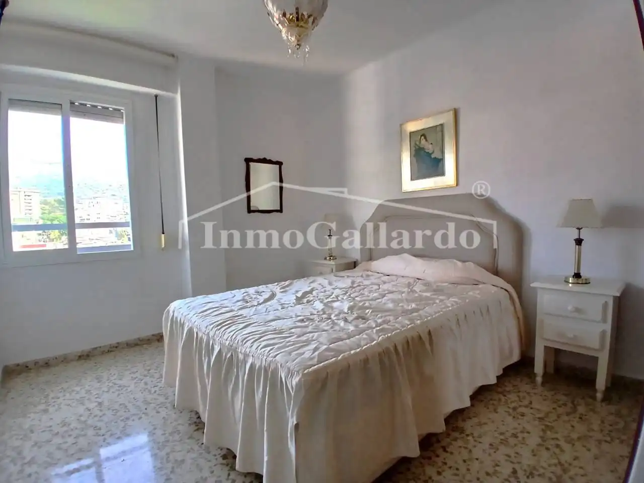 Habitación de Piso de alquiler en Málaga con Aire acondicionado, Terraza y Amueblado
