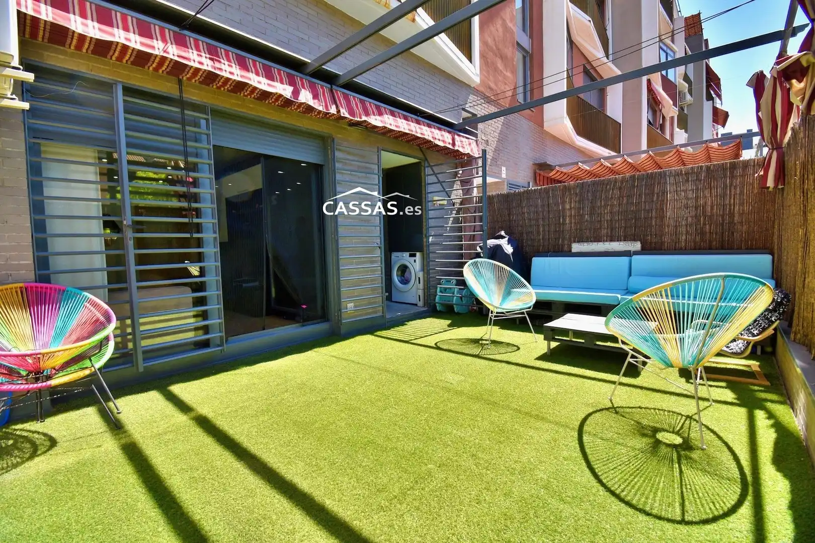 Terraza de Planta baja en venta en Torrejón de Ardoz con Aire acondicionado, Calefacción y Jardín privado