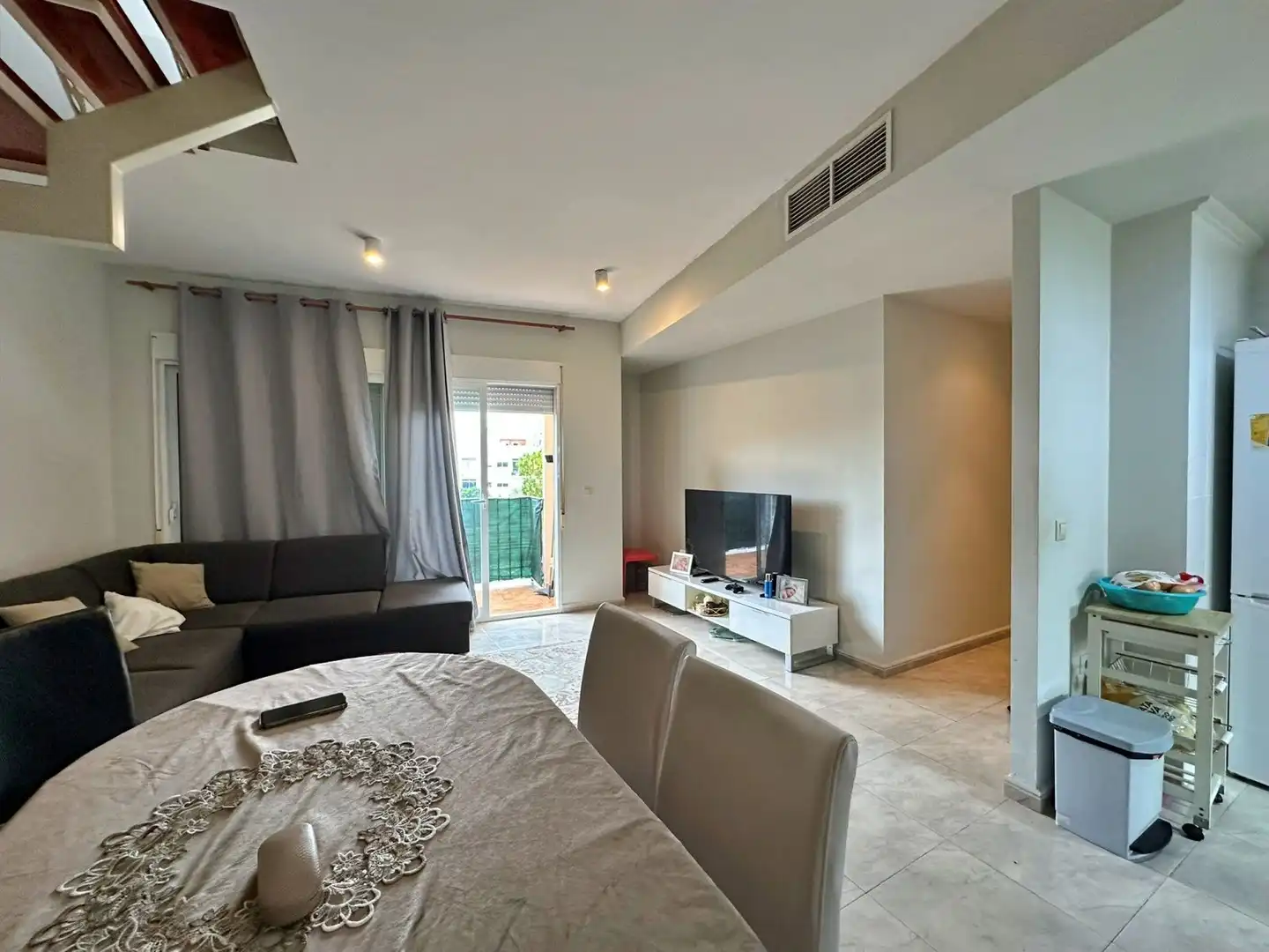 Sala de estar de Apartamento en venta en Benitachell / El Poble Nou de Benitatxell con Aire acondicionado, Terraza y Trastero