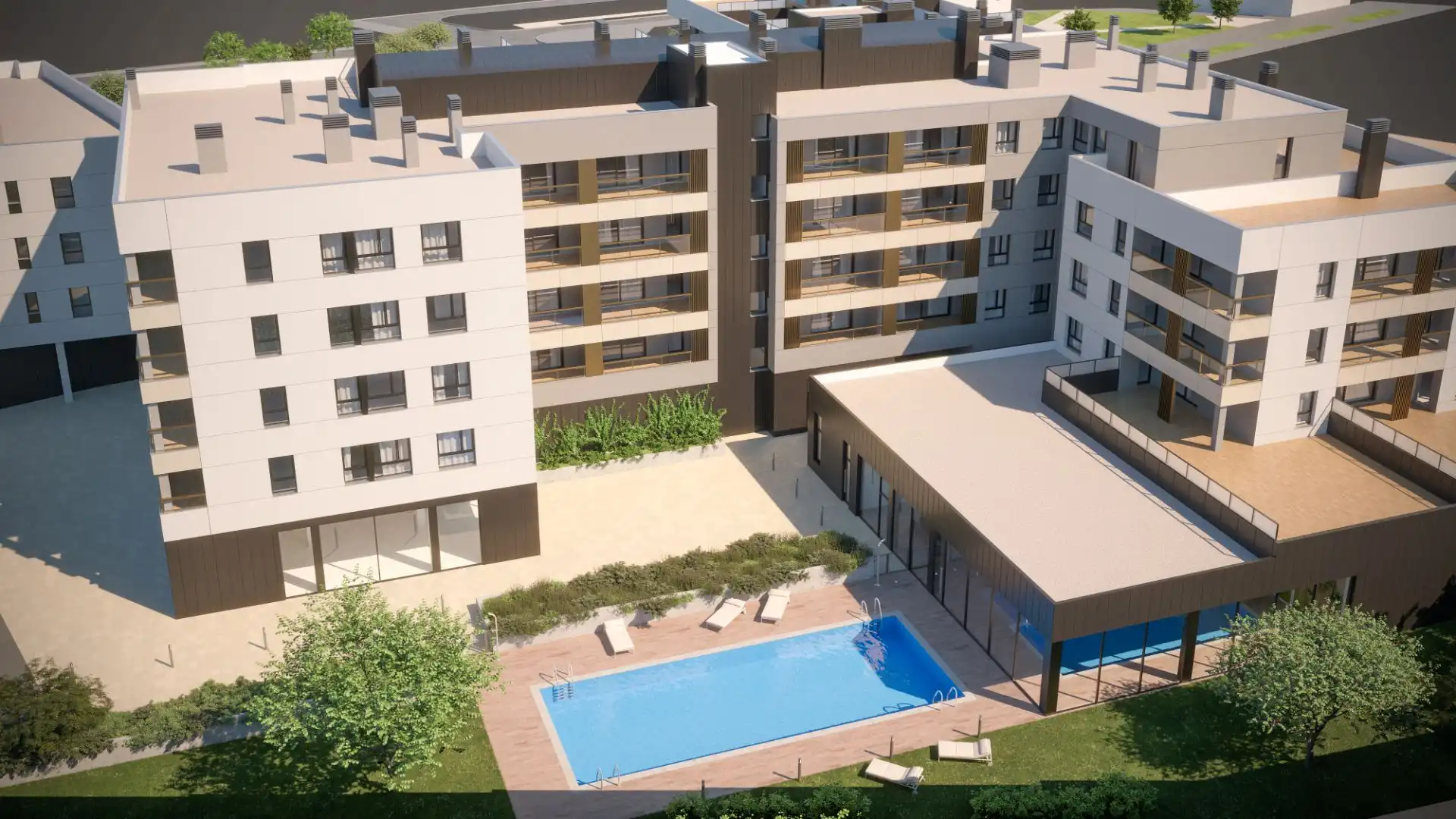 Swimming pool of Duplexes for sale in Zaragoza  with Private garden, Storage room and Community pool