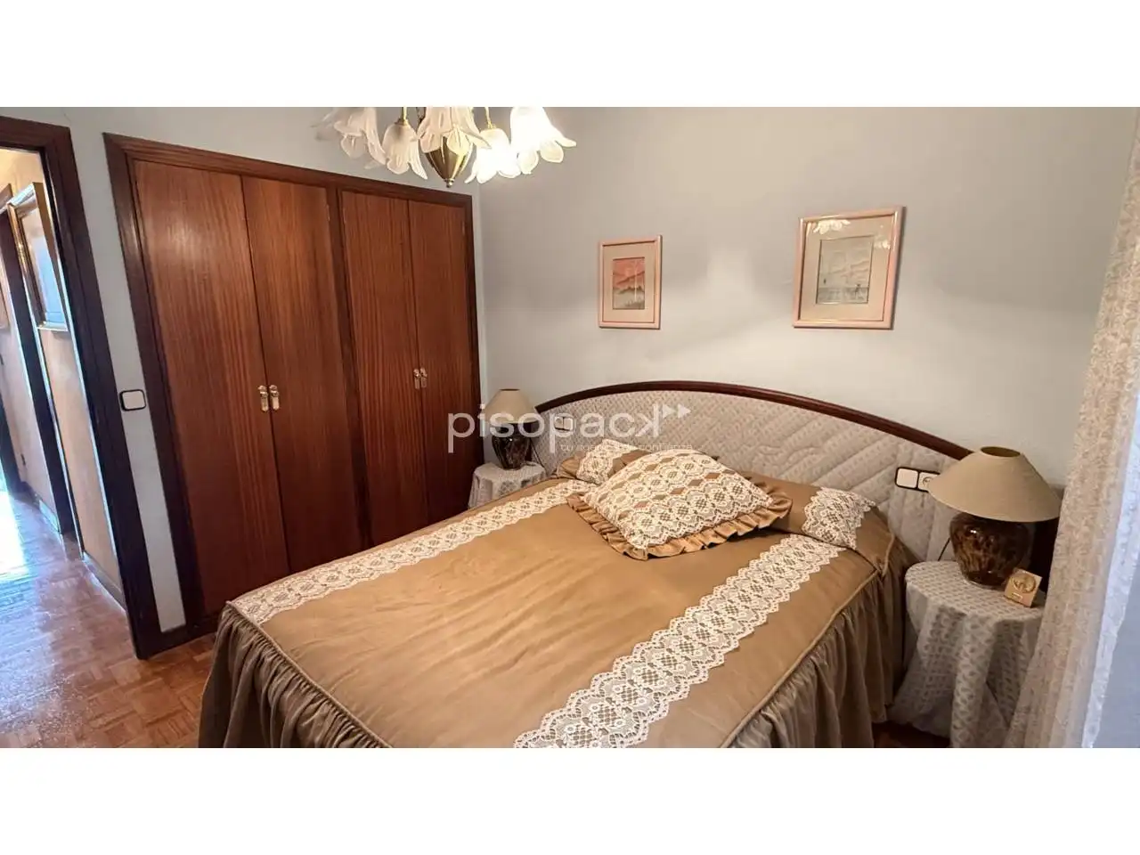 Bedroom of Flat for sale in  Pamplona / Iruña  with Heating, Terrace and Storage room