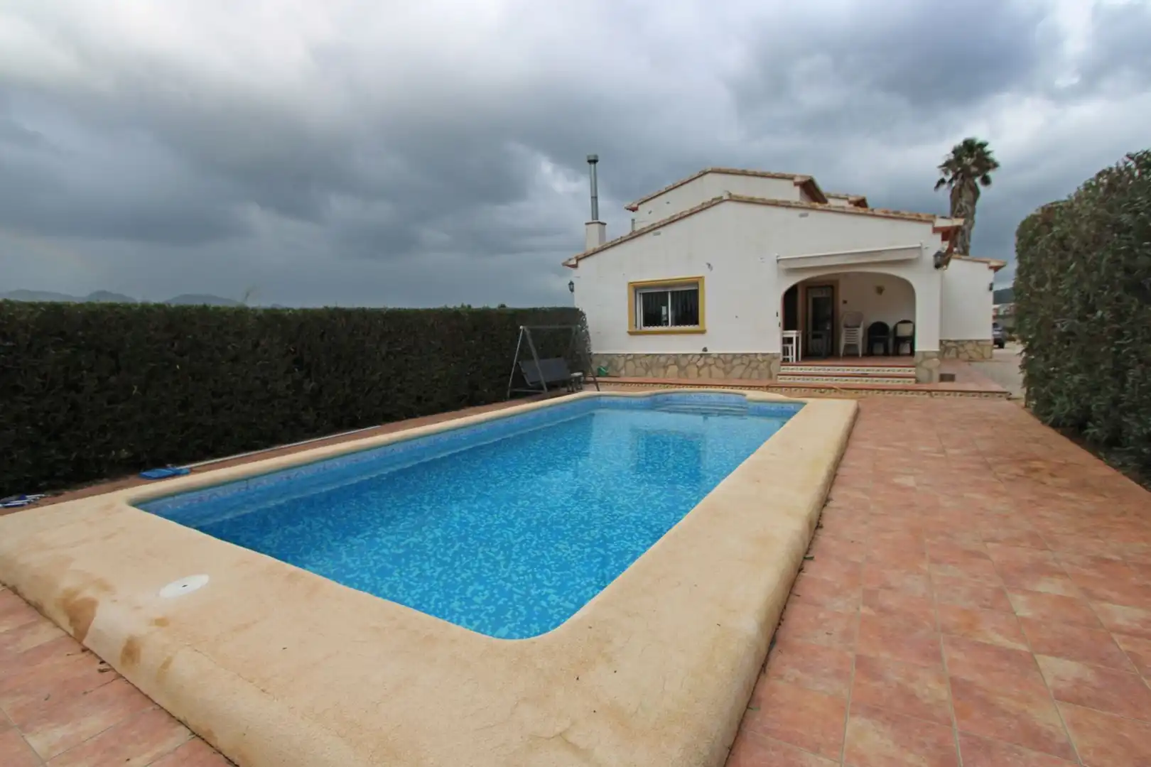 Piscina de Casa o xalet en venda en Benidoleig amb Aire condicionat, Calefacció i Jardí privat
